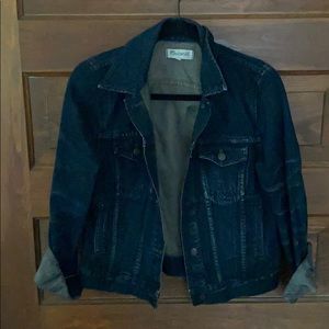 Madewell dark denim jacket